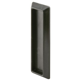 Prime-Line MP2550 Self-Adhesive Window Finger Pull, Black Plastic (4 Pack)