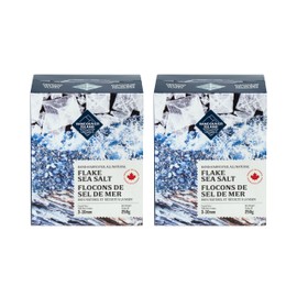 Sea Salt - 2 x 250 grams of Large Salt Flakes - Hand Harvested on Vancouver Island - Perfect for Seasoning, Baking, Cooking, and Finishing - All Natural Flaked Salt