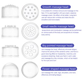 4 in 1 Mini elektrische Gesichtsmassagegerät,Gegen Falten Akupressur Massagegerät für Schmerzlinderung,Anti-Aging-Akupressur-Vibrations-Gesichtsmassagegeräten Hautpflege-Tools Weiß