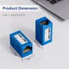 iwillink Acoplador RJ45 Conector Ethernet, Conector RJ45 Hembra a Hembra
