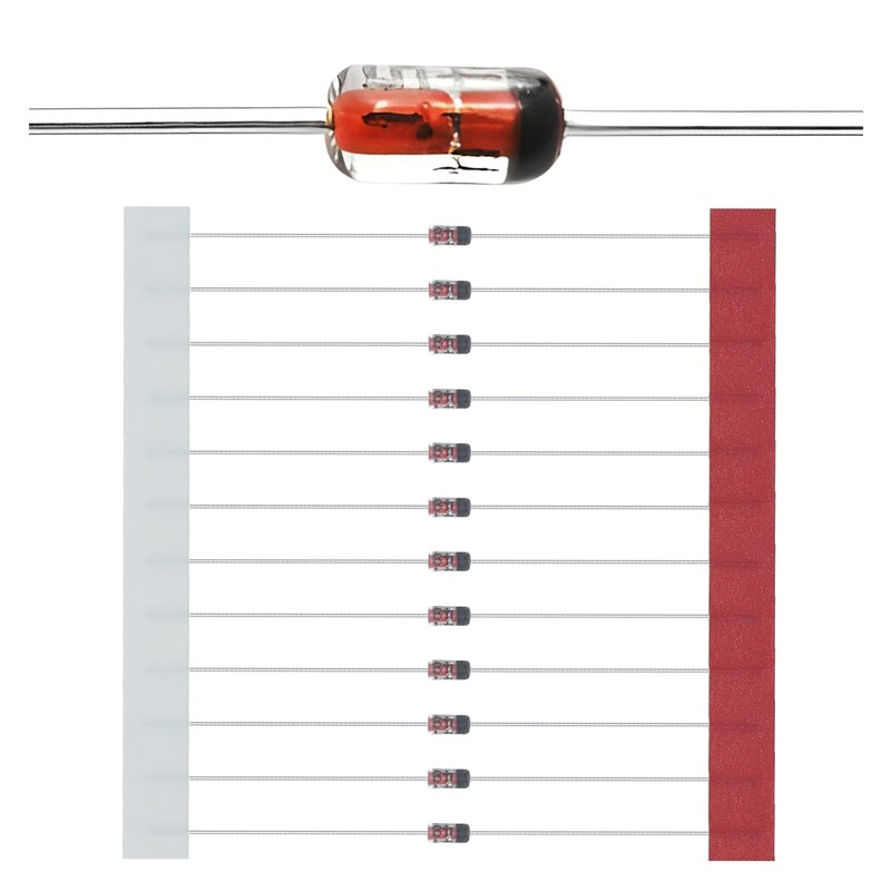 150pcs 1N4007 DO-35 High-Speed Switching Diodes 100V 200mA
