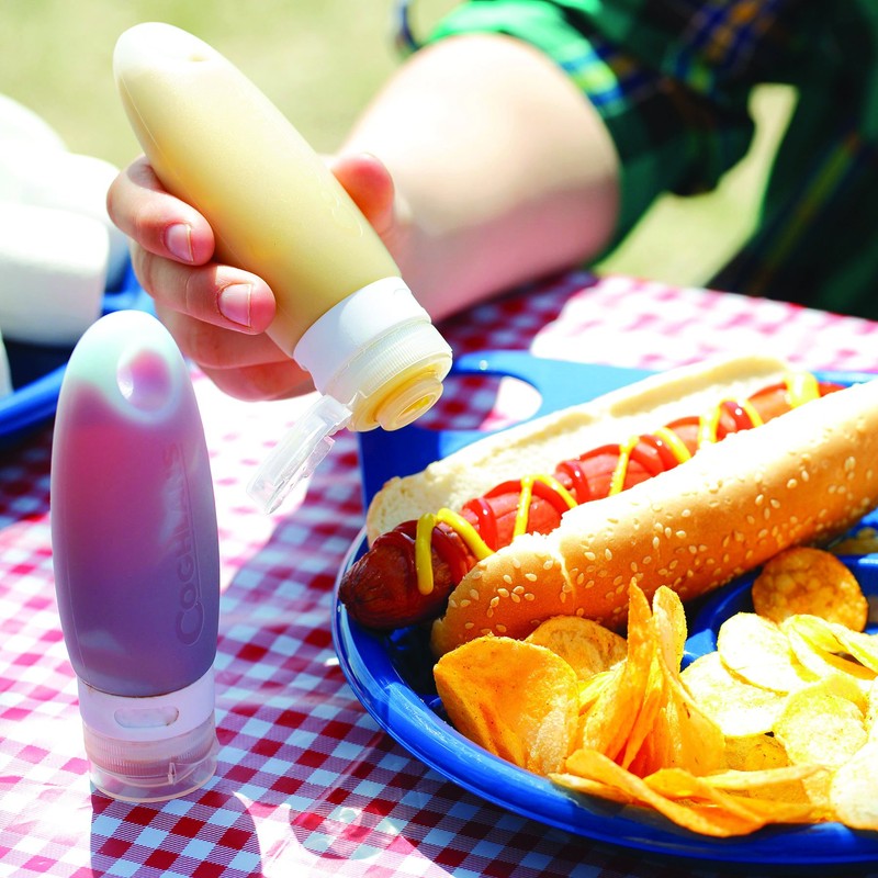 Coghlan's Travel Bottles, Refillable, Leakproof, BPA-Free, Compact Silicone Containers for