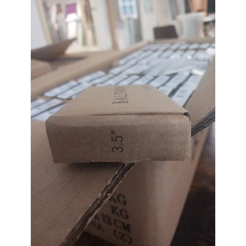 Baldwin SBR7025-003 Chrome 3.5 In Square Hinge