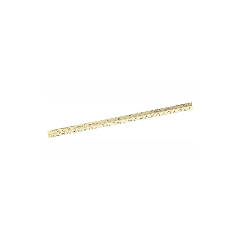 Alumicolor 6-in Pocket Architect Scale Gold