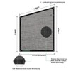 leaveshade RV Awning Side Sun Shade Screen (9'X7') Mesh Screen