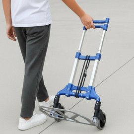 3-Tier Foldable Hand Cart for Heavy Loads, Furniture, Boxes, Moving & Shopping Cart