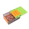 250Pcs Horseshoe Nails Copper Plating Shoeing Nails with Plastic Box
