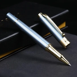 HSK Ballpoint Pens Luxury gift Pen Black Refill Line width 0.5mm,Best Ball Pen Gift Set for Men & Women Professional Executive,Office,Nice Pens Classy Gift Box (Blue)