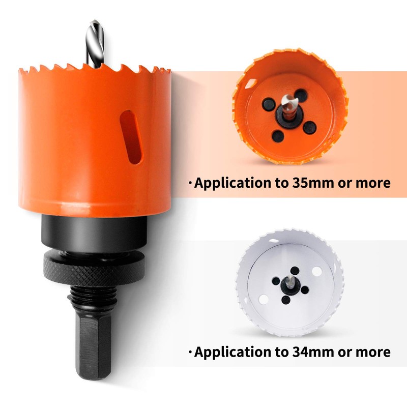 Drill Bit Set LAIWEI 5 Piece Hole saw arbor 1