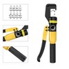 raseparter 10 Ton Hydraulic Wire Crimper Battery with 9 Dies