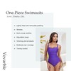 Vevarble One Piece Swimsuit Women Tummy Control Bathing Suit Vintage