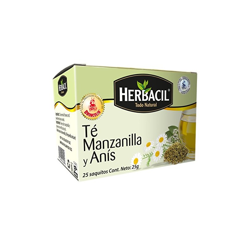 Herbacil Tè Manzanilla Y Anís, Pack Of 1