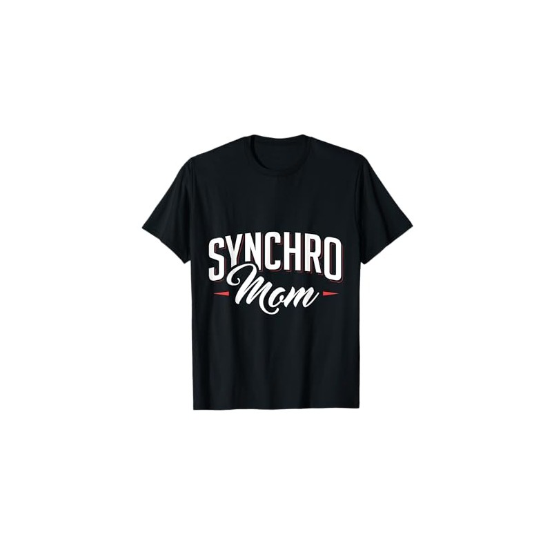 Synchro Mom Synchronized Swimming Artistic Swimmer Apparel T-Shirt