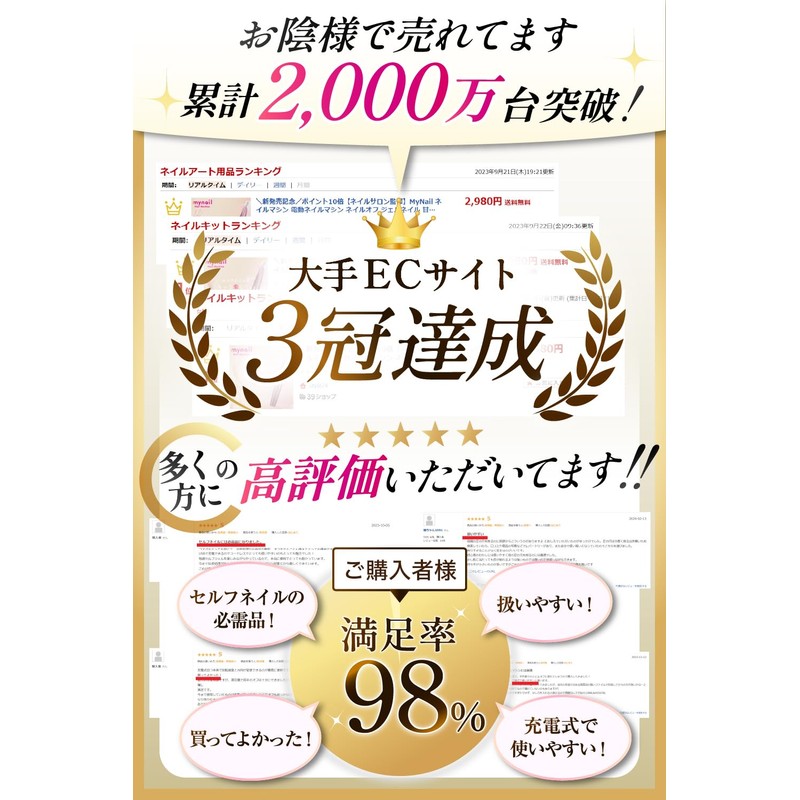 MyNail 都内ネイルサロン監修 ネイルマシン 電動ネイルマシン コードレス ネイルオフ ジェルネイル 甘皮処理 甘皮ケア ジェルオフ