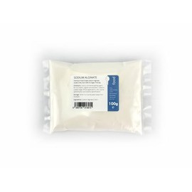 Sodium Alginate 100g - Food Grade Natural Thickener/Gelling Agent - E401