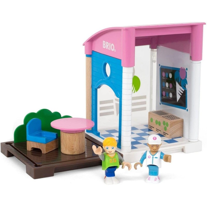 BRIO 33944 - Village Eisdiele, bunt