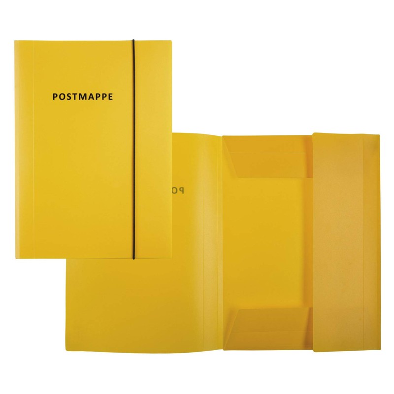 Idena 10021 Polypropylene DIN A4 Mail Folder with Elastic Band,