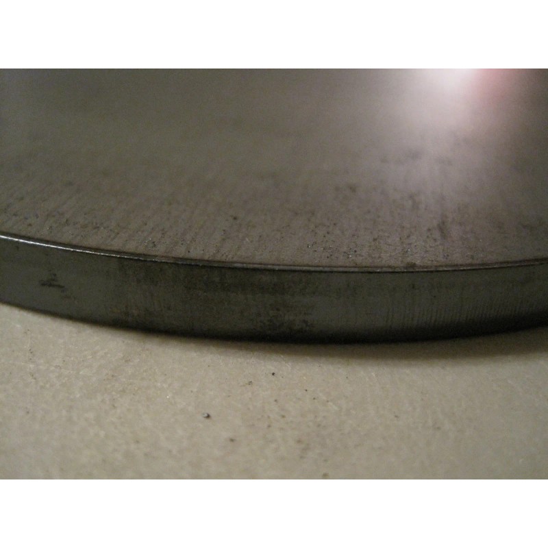 Synergy Steel Designs 1/4" Steel Plate, Disc Shaped, 12" Diameter,