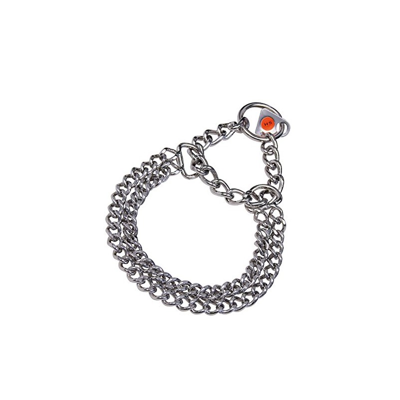 HS Sprenger Double Walk Necklace, Stainless Steel, 30 cm, 0.114