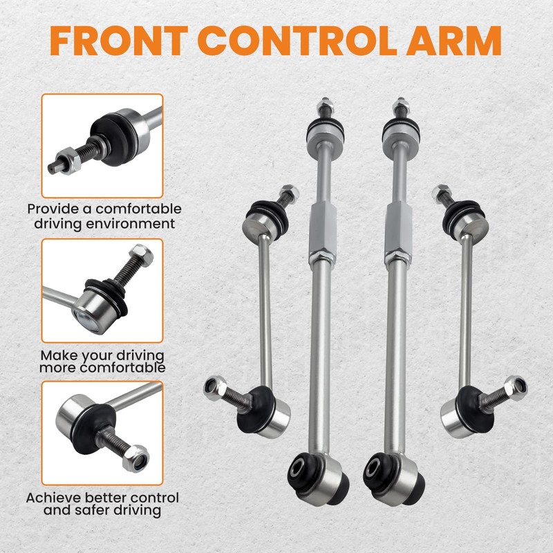 maXpeedingrods for Lincoln LS 2000-2006 4pc Adjustable Torque Tie Rods