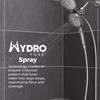 Pfister HydroFuse Shower Head and Handheld Combo, Hose Included, Magnetic