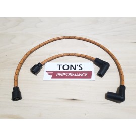 Ton's Performance Harley Davidson Big Twin 91-98 FXD Dyna Softail Spark Plug Wires Orange BlackRed