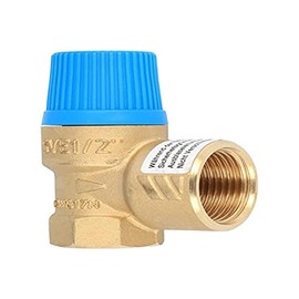 Watts Membrane Safety Valve for Closed Water Heaters DIN 4753 10 Bar Up to 75 kW Intake 1/2 Inch Output 3/4 Inch
