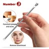 Blackhead Remover Comedone Squeezer Set, elloLife Blackhead Remover with Stainless