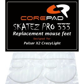 Corepad Skatez PRO 333 Replacement Mouse Feet Compatible with Pulsar X2 CL Crazylight Wireless