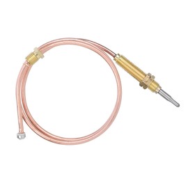 Universal Replacement Thermocouple for Gas Ovens, Boilers, Water Heaters, 600 mm Length, M8 Thread Heater, Gas Burner, Thermocouple Probe for Fireplace, Grill Accessories
