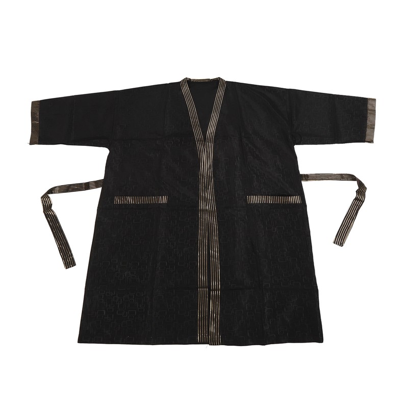 Haircut Gown with Pocket Short Sleeve Professional Belt Grooming Work