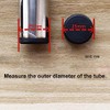 28mm Black Plastic Plugs, Black Round Tube Covers, Inner End