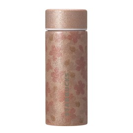 SAKURA 2026 Stainless Steel Bottle Glitter Pink Beige 355ml