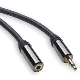 QED Performance 3.5mm Headphone Extension Lead (5 metres)