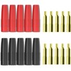 CEMYDEYO 4 mm Gold-Plated Banana Socket, Pack of 10 Insulated