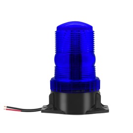 X-STYLE Warning Light, Blue, 12V, 24V, Flashing, 15W, 30LED, Emergency Hazard Warning, Strobe, Flashing Signal Light, Forklift Flash, Safety Warning Light, Fire Engine, Ambulance, Marine, Truck,