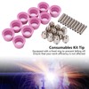 Plasma Cutting Torch Consumables Kit Electrode Contact Tip Ceramics Nozzle