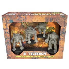 Catalyst Game Labs BattleTech | Miniatures | Inner Sphere Assault Lance | Expansion | Miniature Game Ages 14+