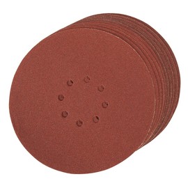 Silverline 272756 225 mm Hook and Loop Discs Punched (Pack of 10)