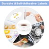 500 Pcs Multi-Purpose Canning Labels for Mason Jars,2 x 1
