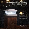 SIEDiNLAR Solar Post Lights Outdoor 4 Modes Deck Fence Post