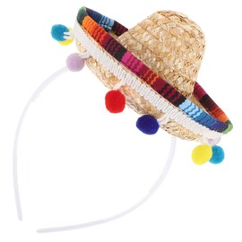 ORFOFE Mini Mexican Hat Small Sombrero for Boys and Girls Sun Hat Beach Party Decorations Headwear