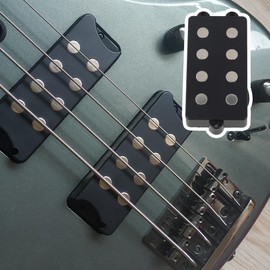 Yibuy Black BIG BASS GUITAR 4 String Humbucker Pickup Musical Instrument Ceramic