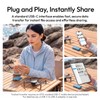 ULANZI DC01 Memory Card Case & USB-C Reader, 4 SD