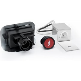 Onlyfire Electronic Igniter Kit for Weber Q120 Q220 80475 Gas Grill Replacement Ignition Kit, Piezo Spark Igniter, Ignition Kit BBQ Grill Push Button Igniter, Black