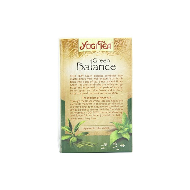 Yogi Tea - Green Balance - 30.6g (Case of 6)