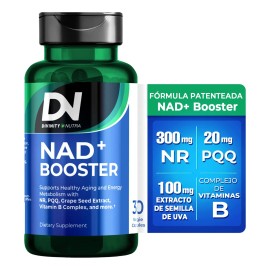 Dn Nad+ Nr Nicotinamida Ribosa Semilla De Uva, 2 Frascos