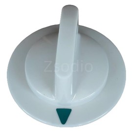 Zsodio WE1M652 Dryer Timer Knob With Metal Ring - Compatible with Hotpoint & GE - Replaces AH1482196 1264289 AP3995164 PS1482196