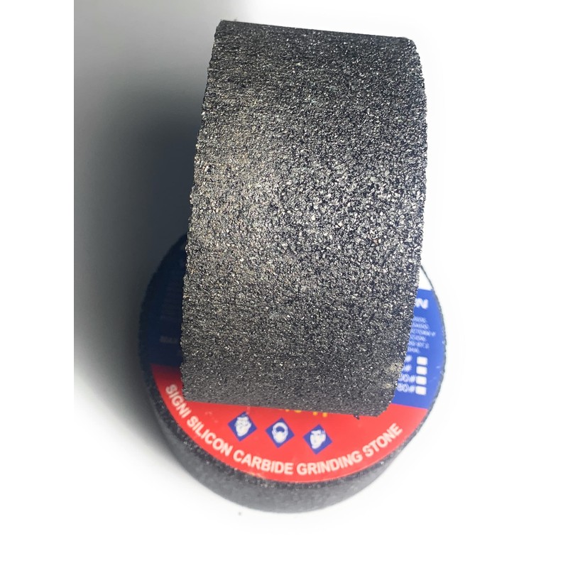 SIGNI 4 inch Silicon carbide Grinding Stone with 5/8 arbor