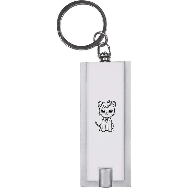 Azeeda 'Cute Kitty' Keyring LED Torch (KT00039360)